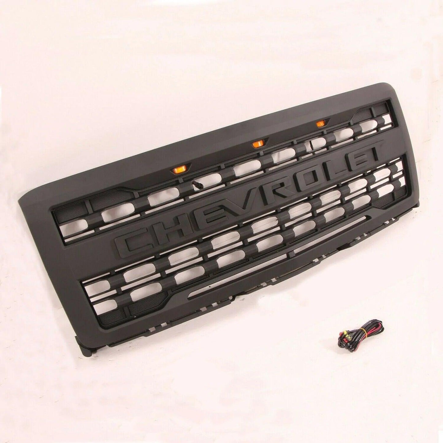 2014-2015 Chevy Silverado 1500 Grille - Matte Black Chevrolet Silverado Raptor Grills - trucfri