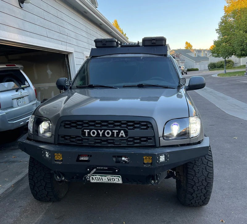 2003 2004 2005 2006 Toyota Tundra TRD Grill Matte Black Raptor Lights and Letters