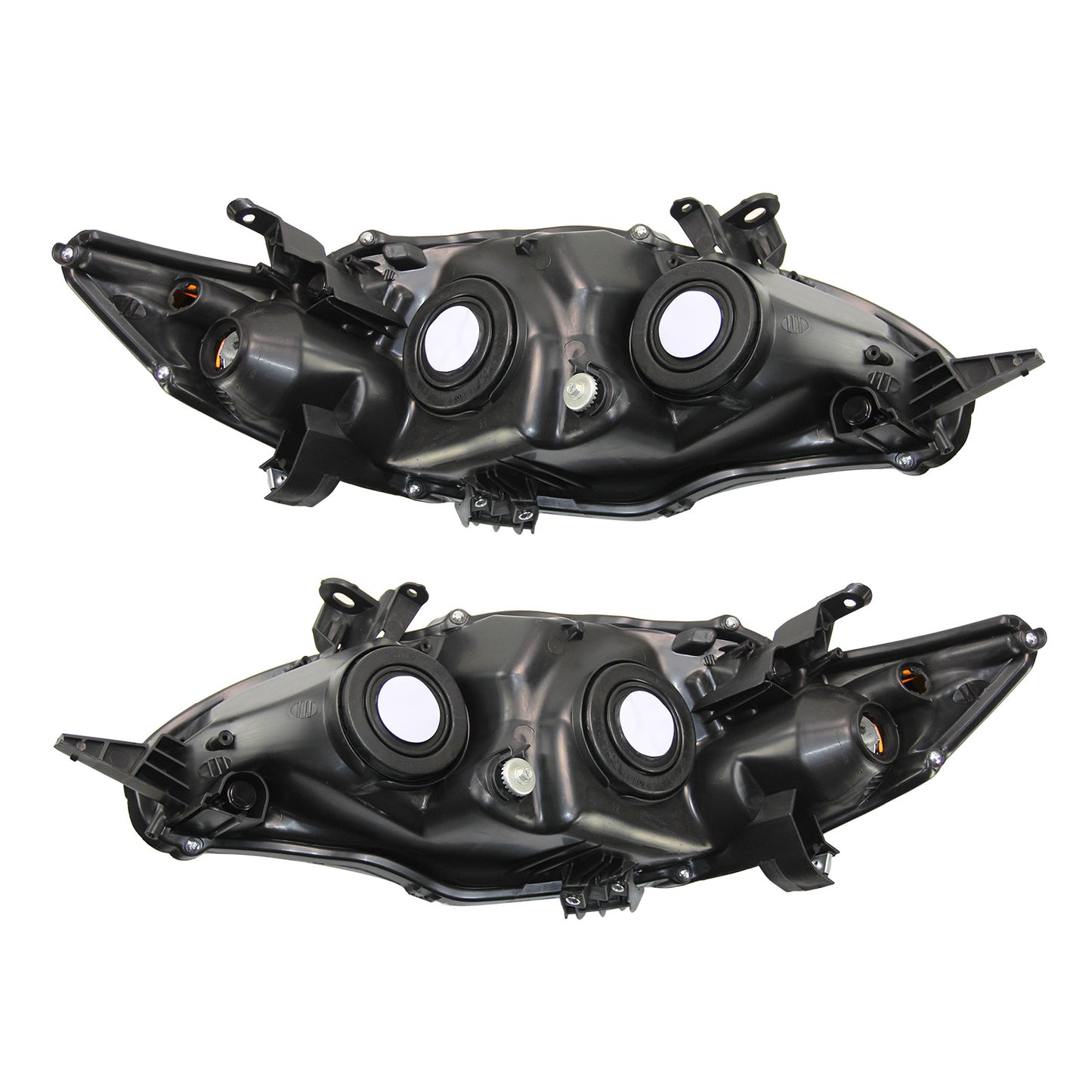 For 2011 2012 2013 Toyota Corolla Black headlight Set Left+Right