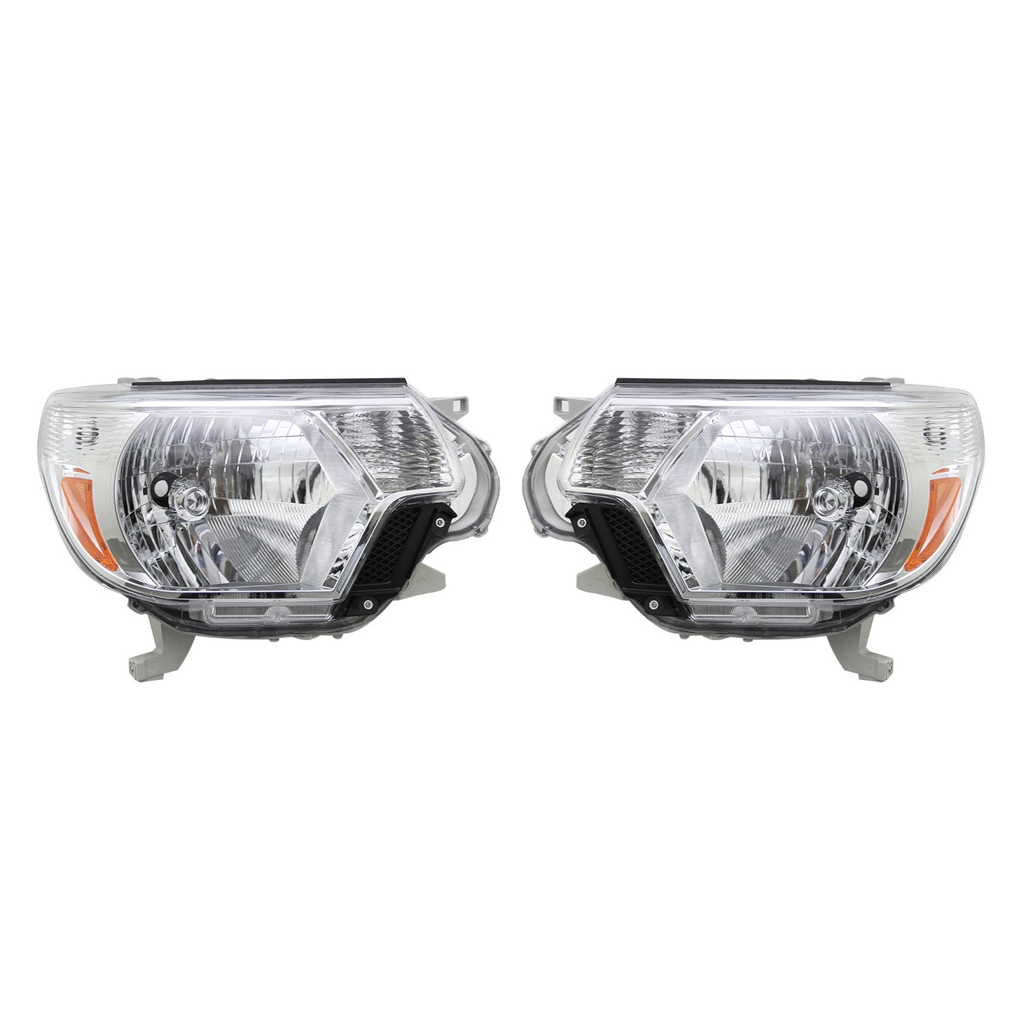 For 2012 2013 2014 2015 Toyota Tacoma Black headlight Set Left+Right