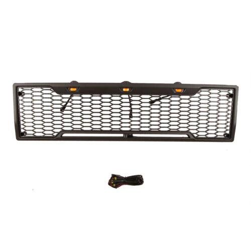 1980-1986 Ford F150  Grille  - Black with letters & LED Lights - trucfri