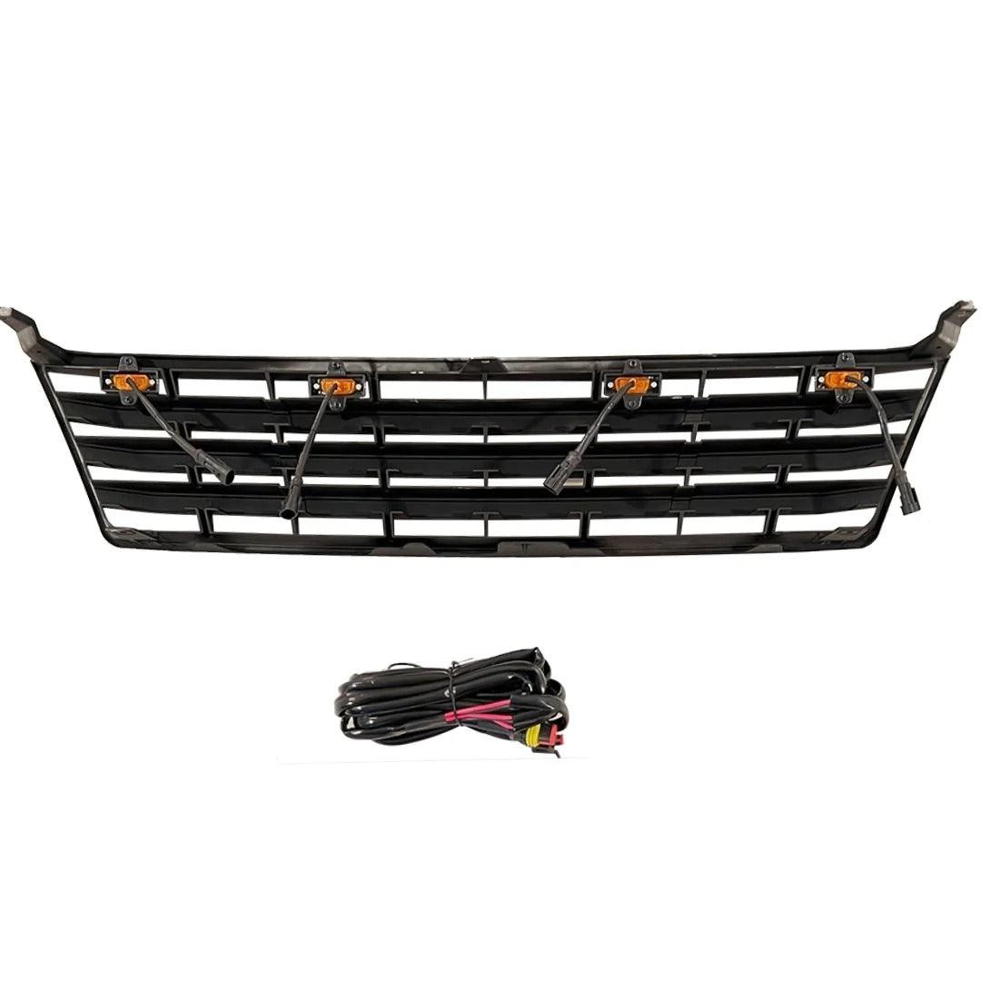 1993-2002 Toyota Land Cruiser TRD Grill - Black LC95 with Emblem and Lights - trucfri