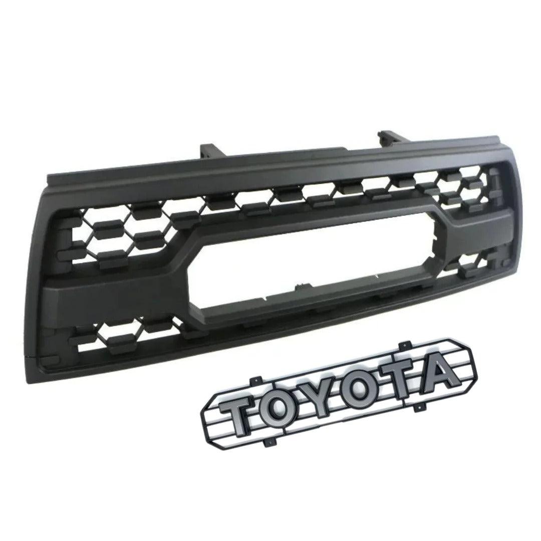 1996-2002 Toyota 4Runner Grill - Black New Design With 3 LED Lights And Letters - trucfri