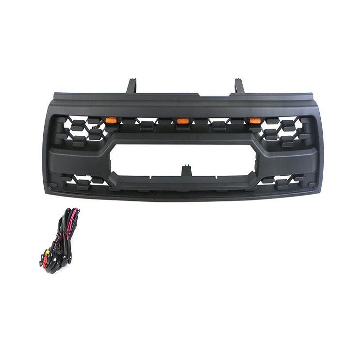 1996-2002 Toyota 4Runner Grill - Black New Design With 3 LED Lights And Letters - trucfri