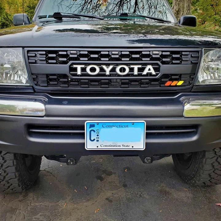 1997 1998 1999 2000 Toyota Tacoma TRD Pro Grill - Matte Black All models W/LED W/ Letters - trucfri