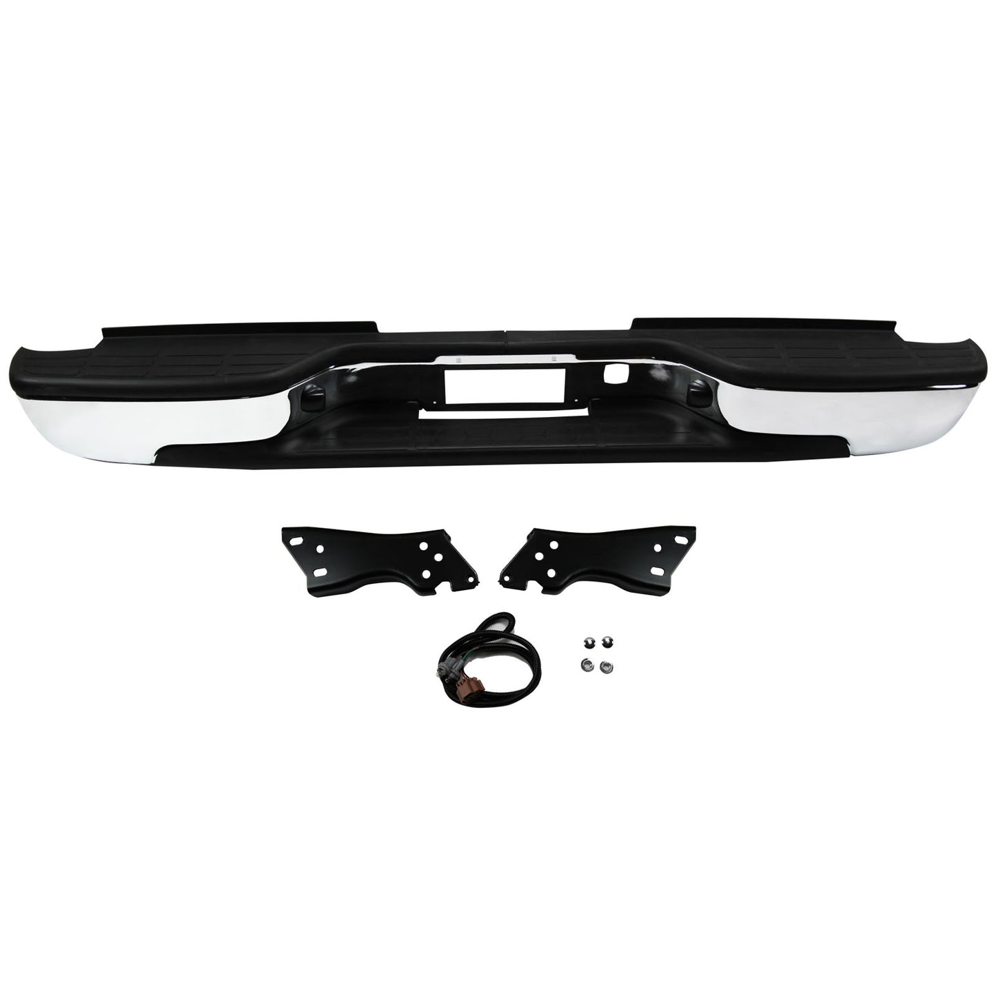 Fits For 1999 2000 2001 2002 2003 2004 2005 2006 2007Chevy silverado 2500HD 3500 Chrome Steel Rear Bumper