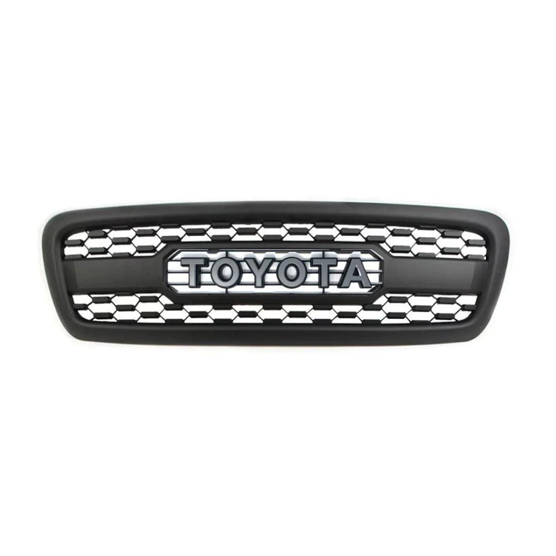 2001 2002 2003 2004 Toyota Sequoia TRD Grille - Matte Black W/E Lights and Letters - trucfri