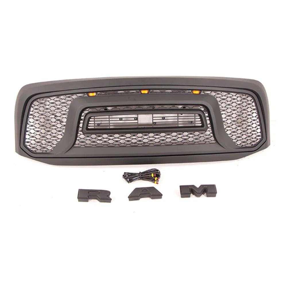 2006-2008 Dodge Ram 1500 Grill - Black Rebel Style Grill Fits With Letters - trucfri