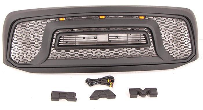 2006-2008 Dodge Ram 1500 Grill - Black Rebel Style Grill Fits With Letters - trucfri