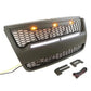 2006-2010 Ford Explorer Grill - Matte Black Sport Trac Raptor Style With Letters & Lights - trucfri