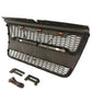 2006-2010 Ford Explorer Grill - Matte Black Sport Trac Raptor Style With Letters & Lights - trucfri