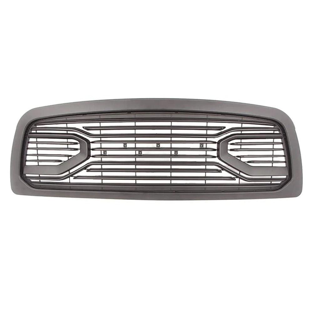 2009 2010 2011 2012 Dodge RAM 1500 Grill - Matte Black Big Horn Style With Letters - trucfri