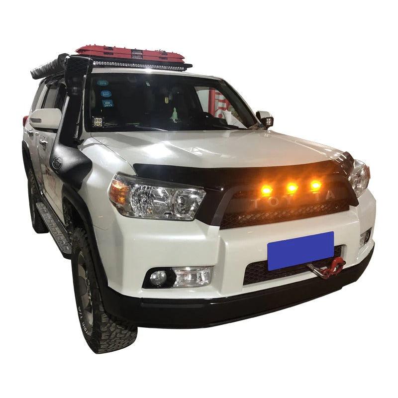 2010-2013 TOYOTA 4RUNNER Grill - Matte Black With LED Light Front Grille Bumper - trucfri