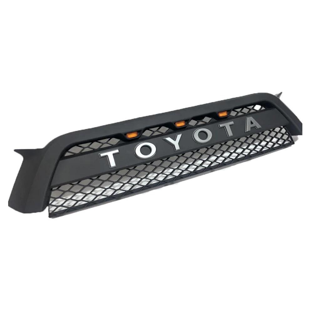 2010-2013 TOYOTA 4RUNNER Grill - Matte Black With LED Light Front Grille Bumper - trucfri