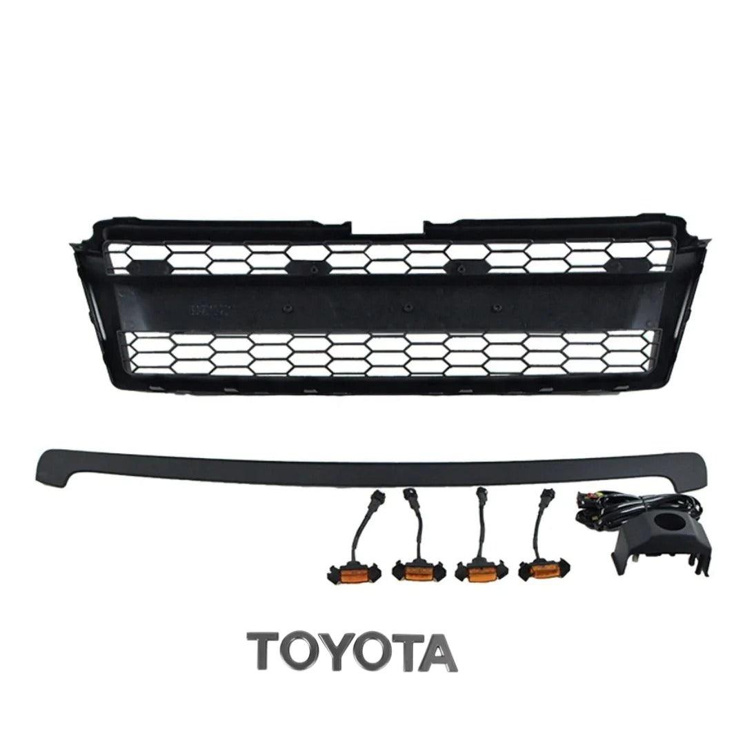 2010-2014 Toyota Land Cruiser TRD Grille - Black Prado With Lights - trucfri