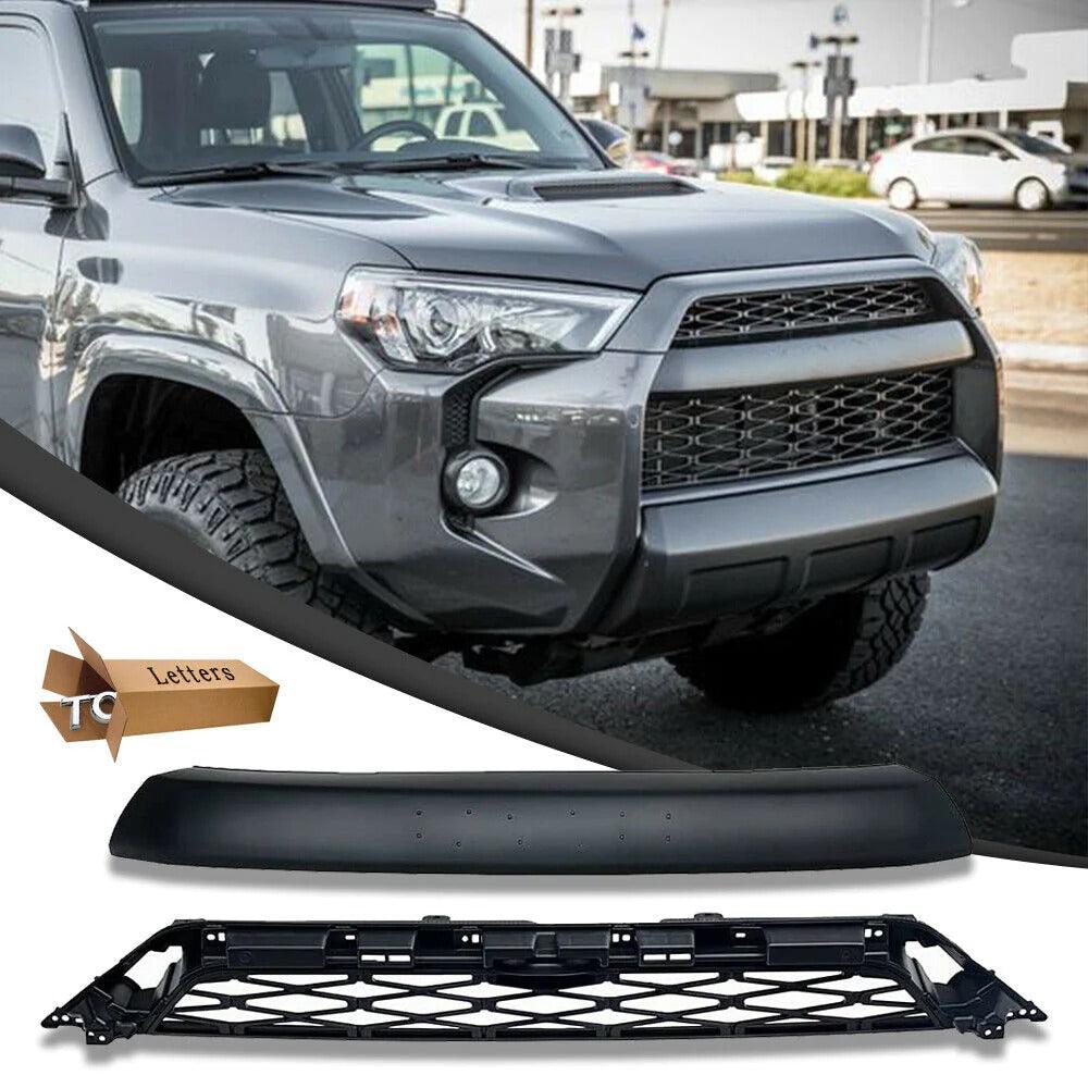 2014-2019 Toyota 4Runner PRO Grill - Matte Black Bumper Front Grille With Letters - trucfri