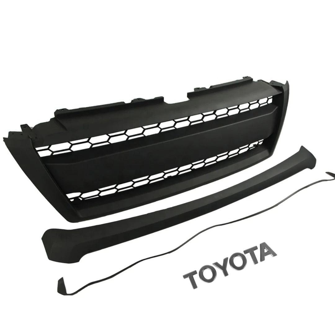 2015-2018 Toyota Land Cruiser TRD Grill - Black Prado FJ150 With Emblem and Lights - trucfri