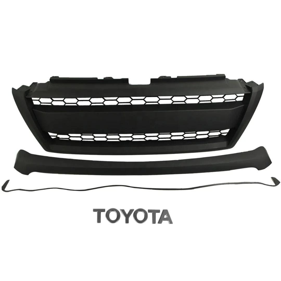 2015-2018 Toyota Land Cruiser TRD Grill - Black Prado FJ150 With Emblem and Lights - trucfri