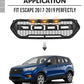 2017-2019 Ford Escape Grille - Matte Black Raptor Style With Amber Light - trucfri