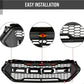 2017-2019 Ford Escape Grille - Matte Black Raptor Style With Amber Light - trucfri