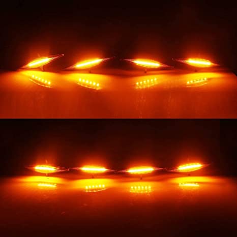 2016 2017 2018 2019 2020 2021 2022 Toyota 4Runner Smoked 4pcs LED Grill Light