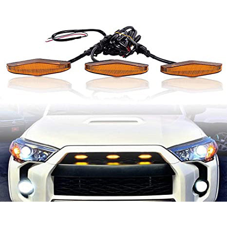 2016 2017 2018 2019 2020 2021 2022 Toyota 4Runner 3pcs LED Grill Light