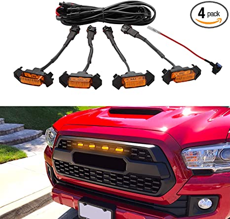 1995-2022 Toyota Tacoma TRD 4pcs LED Grill Light