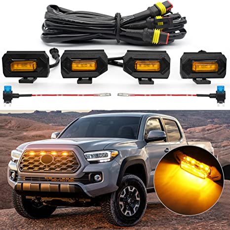 2020-2022 Toyota Tacoma TRD 4pcs LED Grill Light