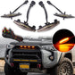 2016 2017 2018 2019 2020 2021 2022 Toyota 4Runner Smoked 4pcs LED Grill Light