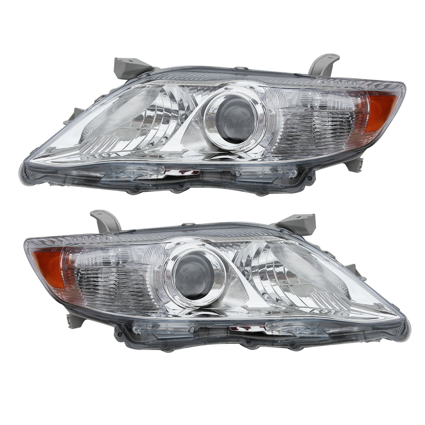 For 2010-2011 Toyota Camry Chrome headlight Set Left+Right