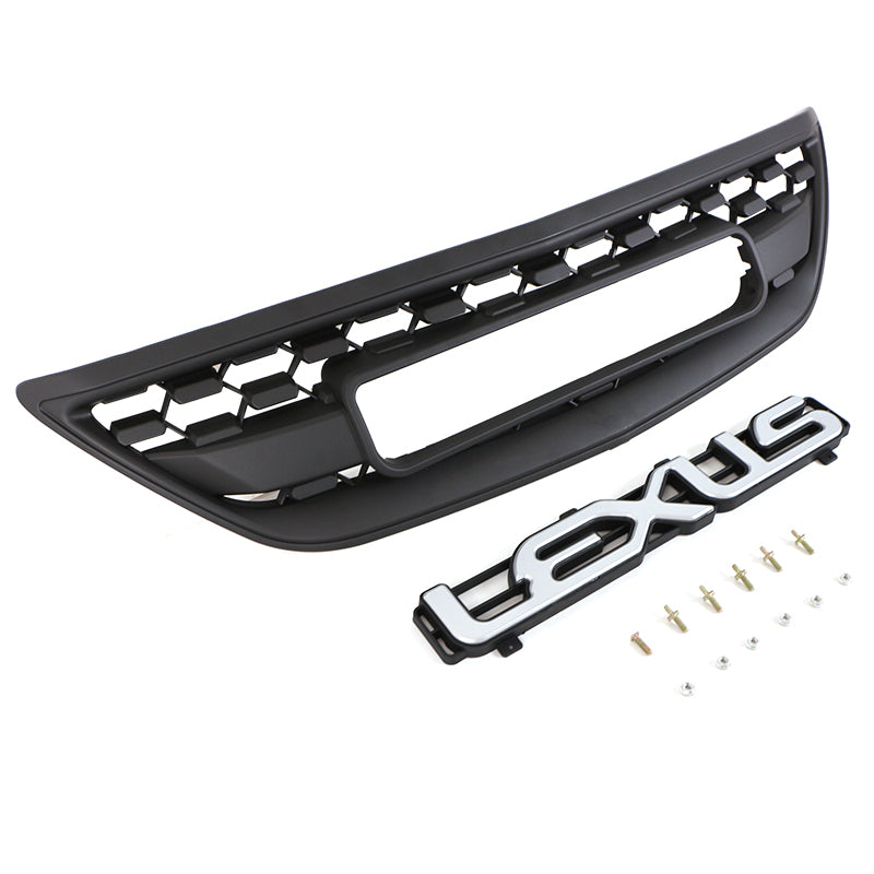 2004 2005 2006 2007 2008 2009 Lexus RX350 Grill With letters & LED Lights Matte Black