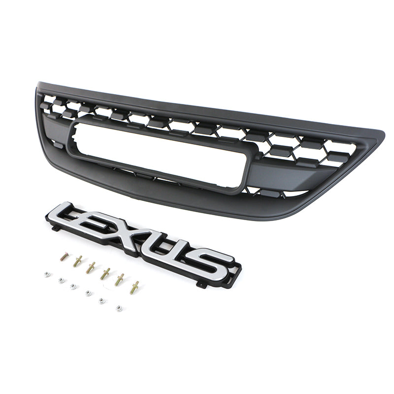 2004 2005 2006 2007 2008 2009 Lexus RX350 Grill With letters & LED Lights Matte Black