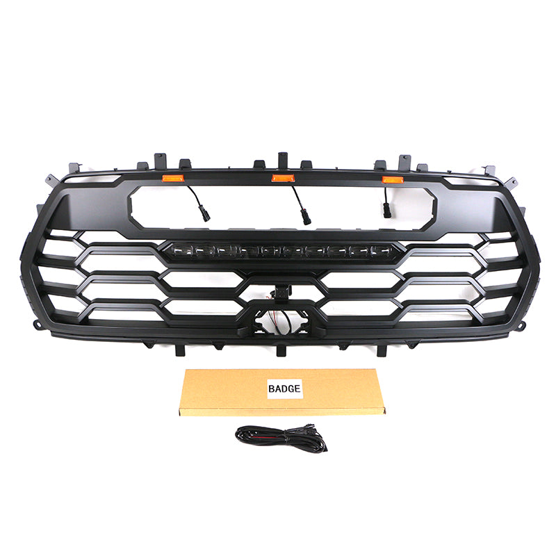 2022 Toyota Sequoia TRD Front Grille Matte Black