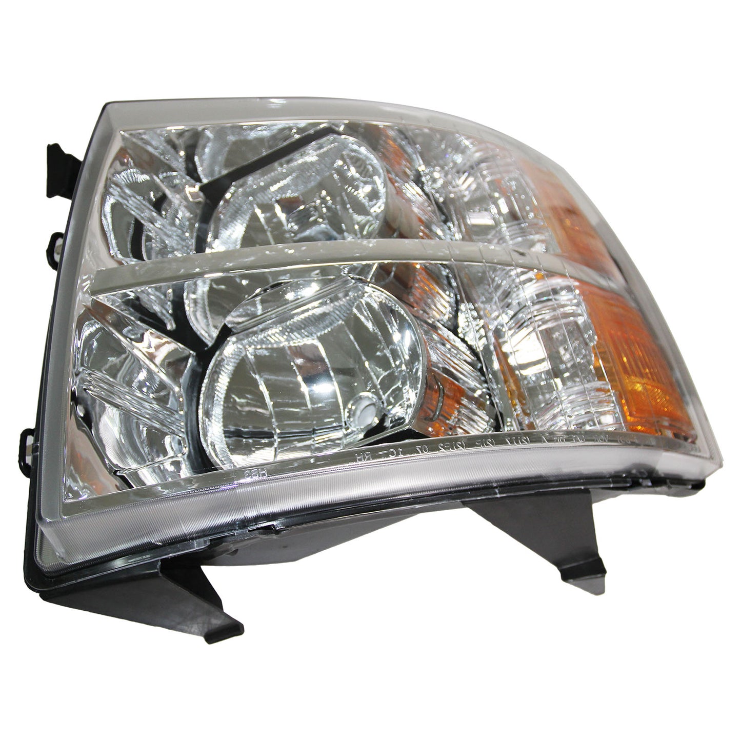 For 2007 2008 2009 2010 2011 2012 2013 2014 Gmc Sierra Chrome Headlight Set Left+Right