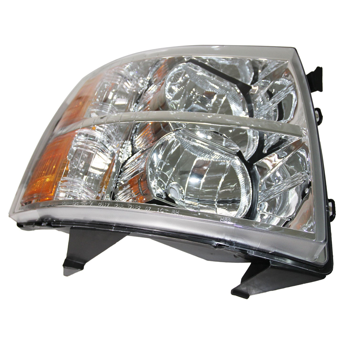 For 2007 2008 2009 2010 2011 2012 2013 2014 Gmc Sierra Chrome Headlight Set Left+Right