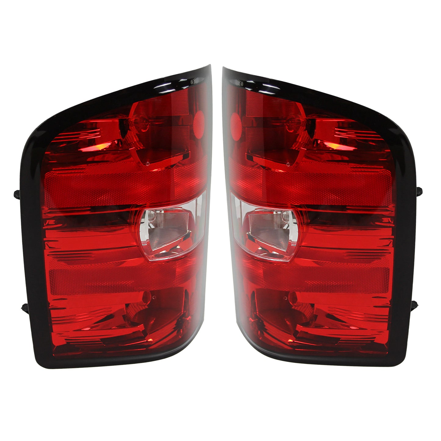 For 2007 2008 2009 2010 2011 2012 2013 2014 Chevy Silverado 1500 SD Red LED Tail Lights Assembly Set Left+Right