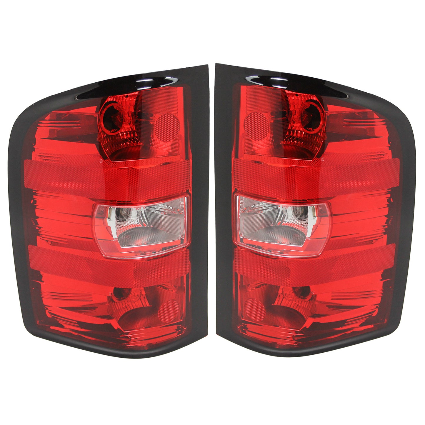 For 2007 2008 2009 2010 2011 2012 2013 2014 Chevy Silverado 1500 SD Red LED Tail Lights Assembly Set Left+Right