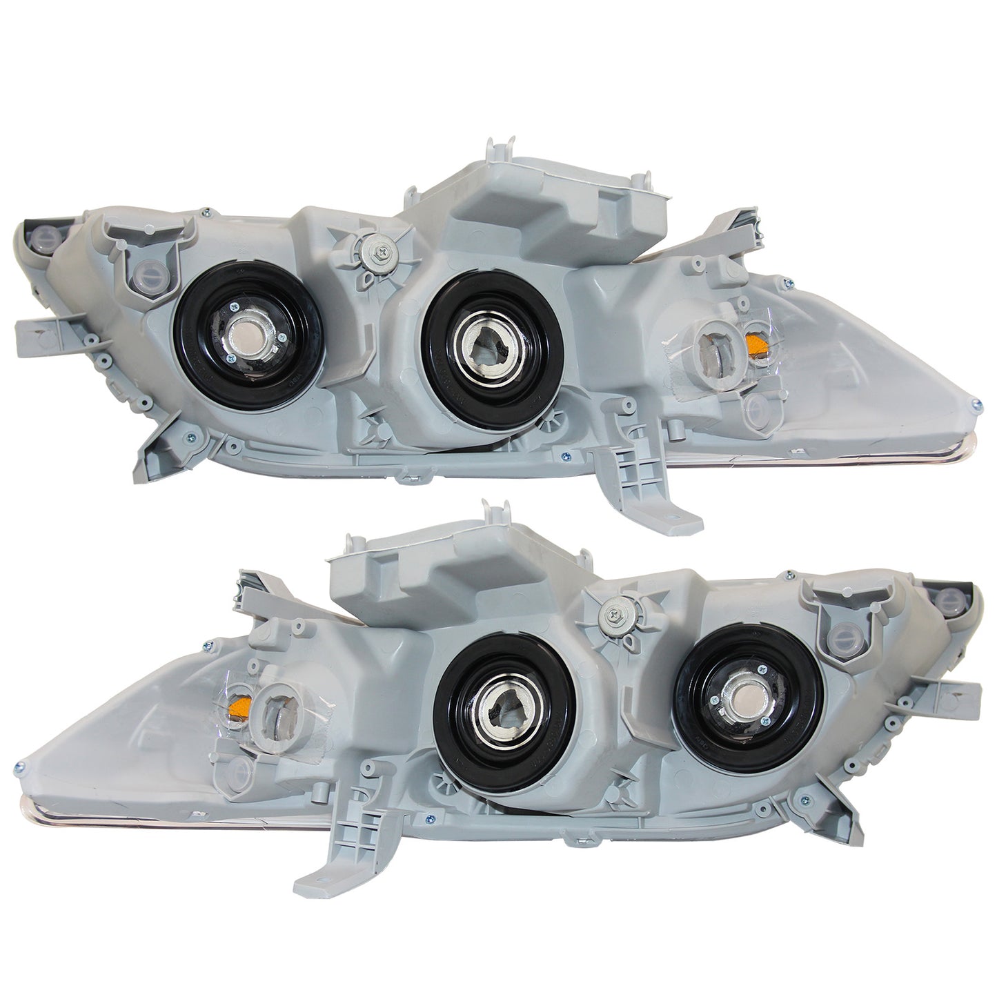 For 2007 2008 2009 toyota camry Halogen Chrome headlight Set Left+Right