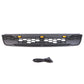 2013 2014 2015 Ford Escape Raptor Style Front Grille with Letters and LED Lights Matte Black