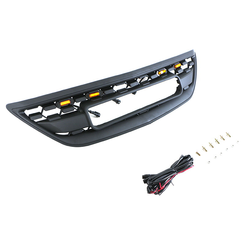 2004 2005 2006 2007 2008 2009 Lexus RX350 Grill With letters & LED Lights Matte Black