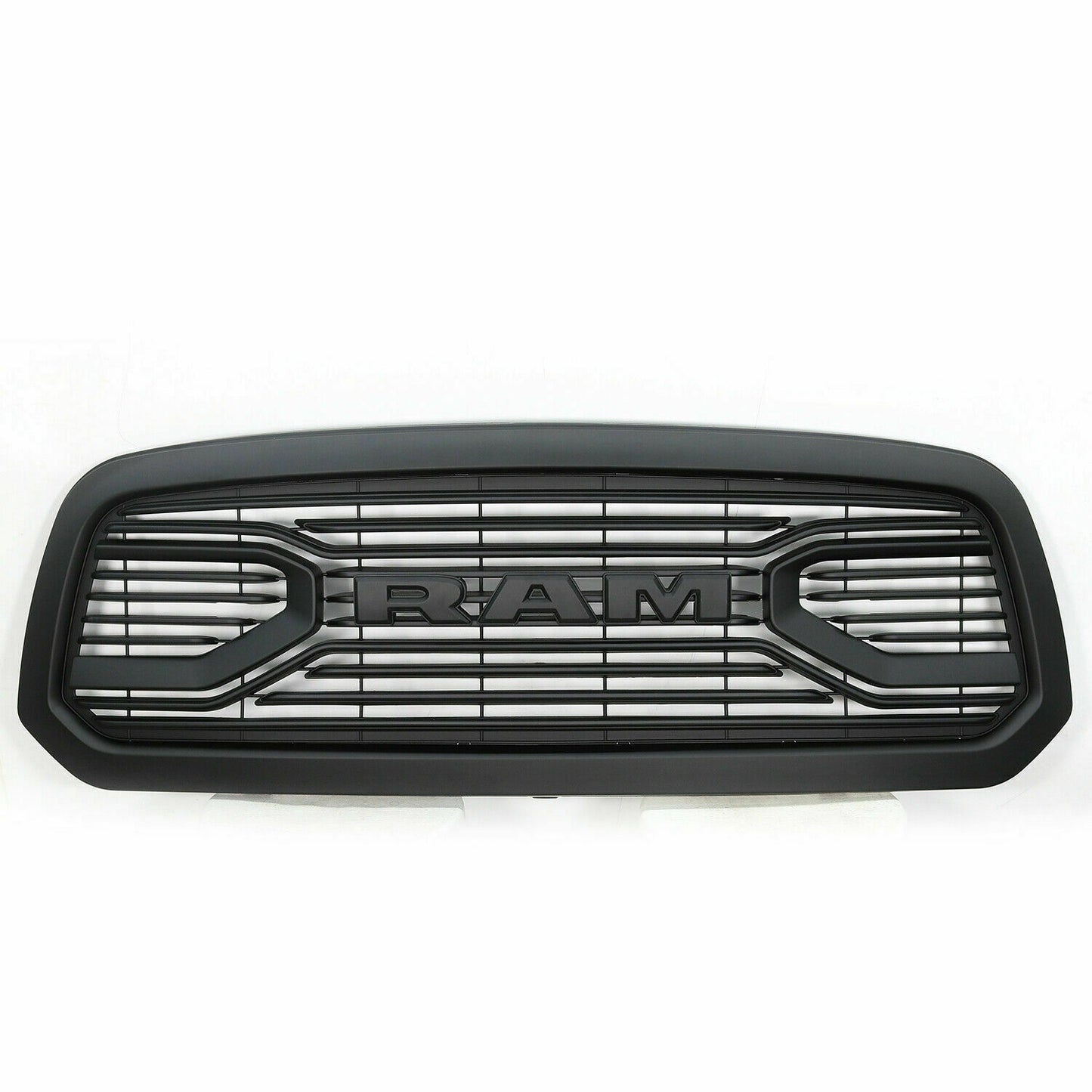 for 2013 2014 2015 2016 2017 2018 Dodge Ram Grill 1500 Matte Black Big Horn Style W/Letters