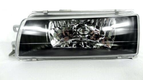 For 88 92 Toyota Corolla AE90 AE92 93 94 BLACK Headlights Headlamps E90 EE90