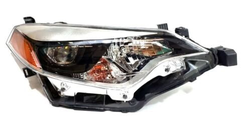 For 14 16 Toyota Corolla Black Headlights Factory Replacement Passenger Side RH