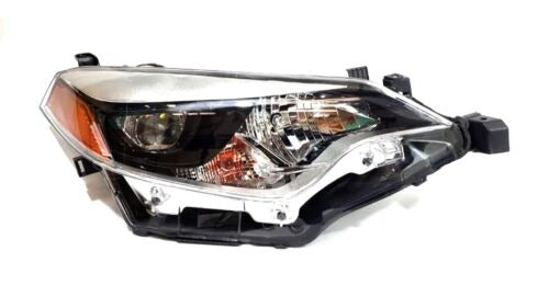 For 2014 2016 Toyota Corolla Black Headlights Set Factory Replacement LH RH