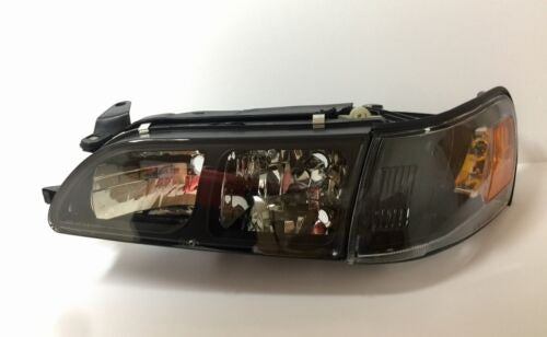 Fit For 93 97 Toyota Corolla DX Black Headlights Lamps LH RH Headlamps