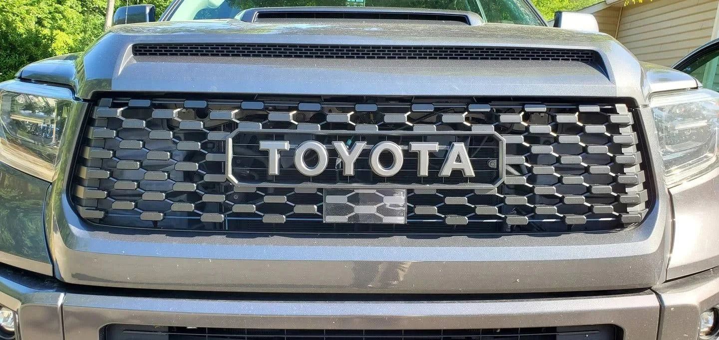 2018 2019 2020 2021 Toyota Tundra TRD Pro Black Front Grill With Toyota Letters